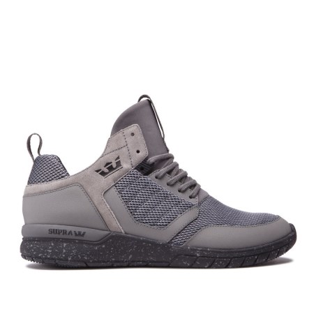 Supra Method - Ανδρικα Sneakers Ψηλα - Γκρι (GR3068)